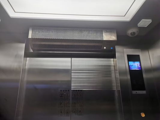 2024 Новый вентиляционный воздушный занавес из нержавеющей стали для лифта с автоматическим включением/выключением, 32 дюйма