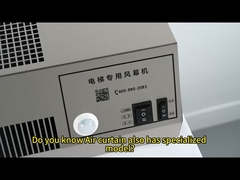 2025 Фан охлаждающий лифт компактный воздушный занавес сталь или нержавеющая сталь воздушный занавес фан-охладитель